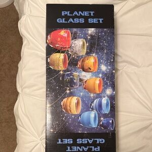 ThinkGeek 10-piece Solar System Planetary Glass Set
